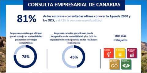 El informe de implantación de los ODS en las empresas canarias muestra su avance en sostenibilidad