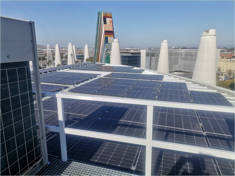instalaciones fotovoltaicas en la sede de la Agencia Andaluza de la Energía 
