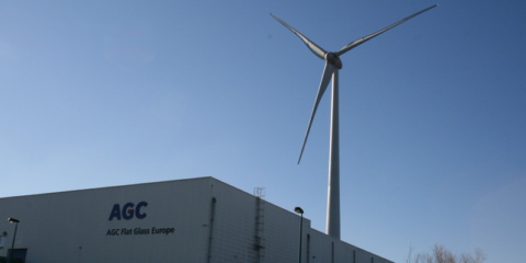 La compañía AGC avanza con la producción de energía renovable en la planta de Seneffe en Bélgica