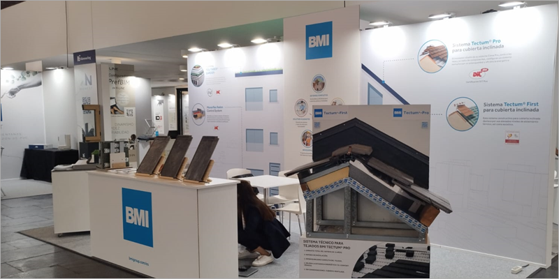 BMI impulsa la construcción sostenible y saludable para la sociedad con sus propuestas en feria Edifica