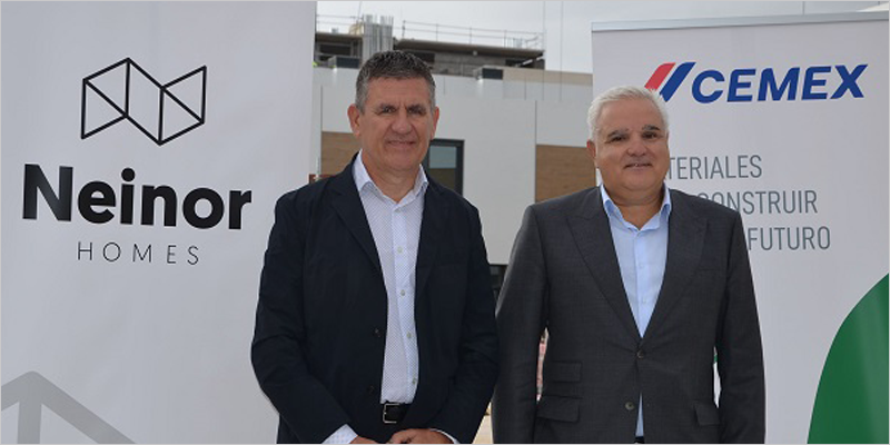 Neinor Homes consolida su alianza con Cemex para implementar hormigón verde en todas sus promociones