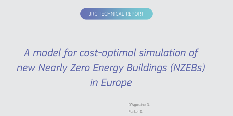 Un modelo para la simulación rentable de nuevos edificios de consumo de energía casi nulo (NZEB) en Europa