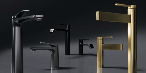 Clever presenta su nueva colección de grifería de baño Velvet con tres exclusivos acabados