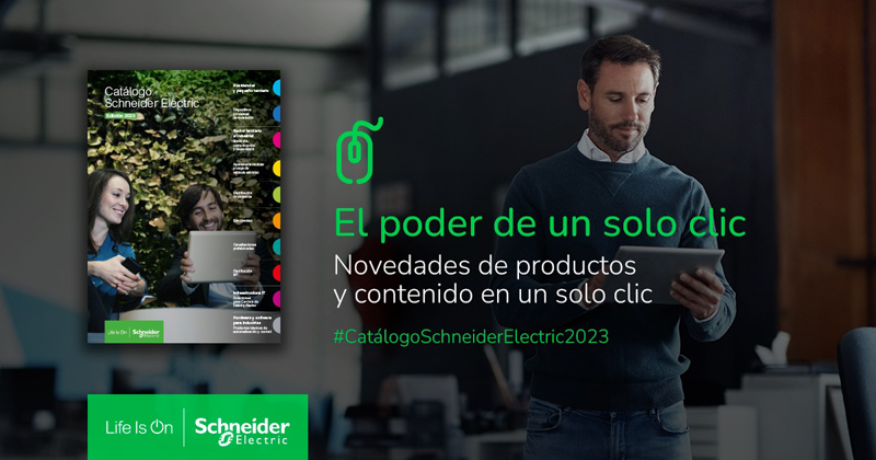 Schneider Electric lanza su nuevo catálogo general interactivo 2023