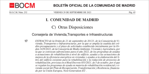 La Comunidad de Madrid amplía en 41 millones el presupuesto para la rehabilitación de edificios y viviendas