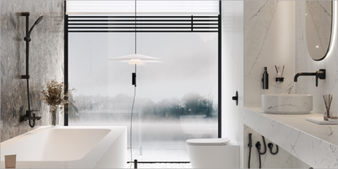 La compañía Genebre apuesta por los acabados en negro mate en la serie Koral Black