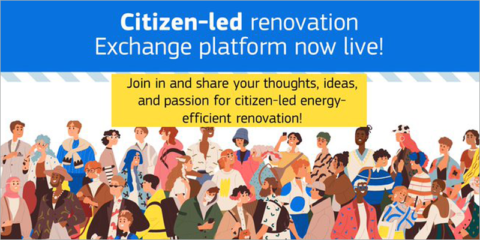 La plataforma ‘Citizen-Led Renovation’ impulsa el intercambio de ideas sobre la rehabilitación