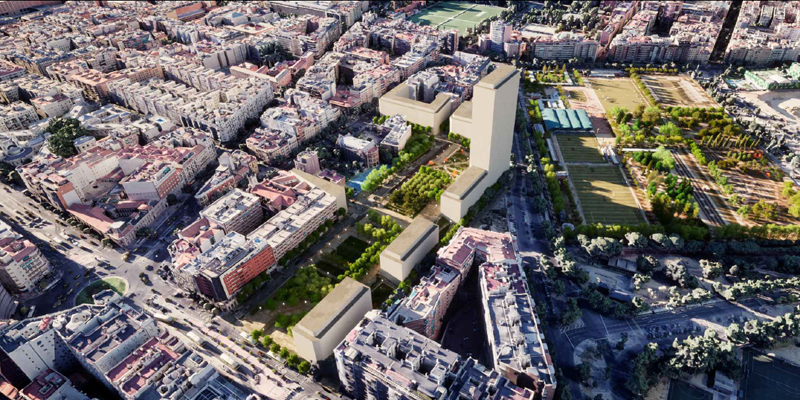 El Ayuntamiento aprueba el proyecto que transformará el entorno de Cuatro Caminos con viviendas, zonas verdes y oficinas