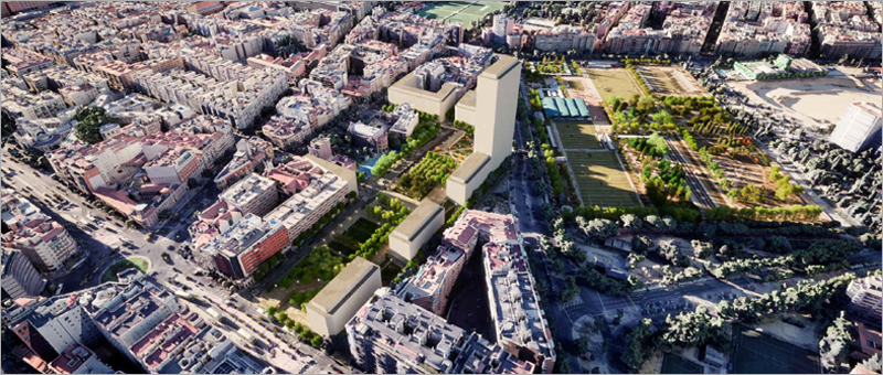 El Ayuntamiento aprueba el proyecto que transformará el entorno de Cuatro Caminos con viviendas, zonas verdes y oficinas