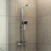 Líneas rectas en grifería de baño con la nueva serie sostenible Kenjo de la compañía Genebre