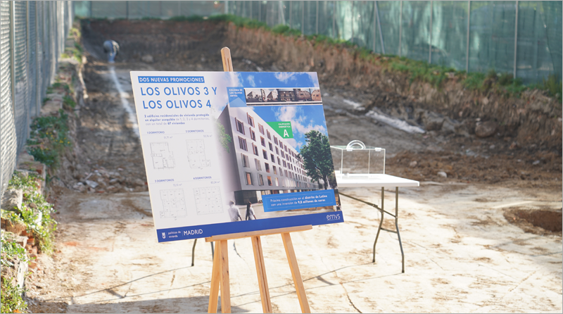 El Ayuntamiento de Madrid inicia la construcción de 67 viviendas eficientes para alquiler asequible en el distrito de Latina