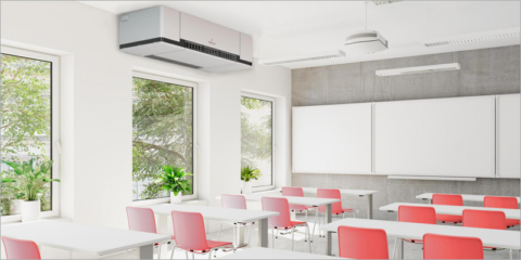 Pureclass, el nuevo recuperador de calor sin conductos de Soler & Palau para centros académicos