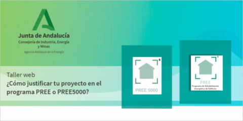 Taller web para justificar las ayudas a la rehabilitación de edificios en Andalucía dentro del programa PREE o PREE 5000
