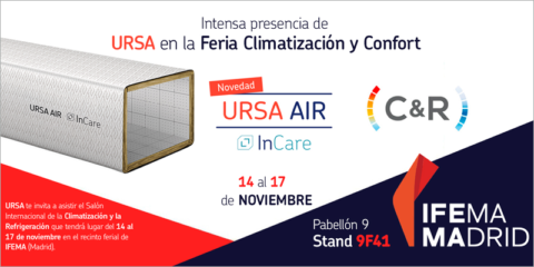 La gama Ursa Air con tecnología InCare estará presente en el Salón de la Climatización y la Refrigeración