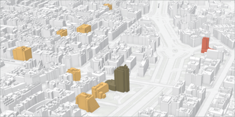 Un visor 3D reúne toda la información de cada edificio de Madrid catalogado como protegido