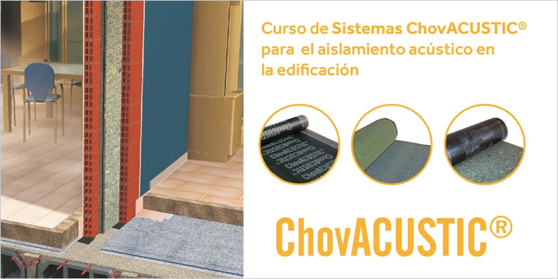 Curso en Valencia sobre los sistemas ChovAcustic para el aislamiento acústico en la edificación
