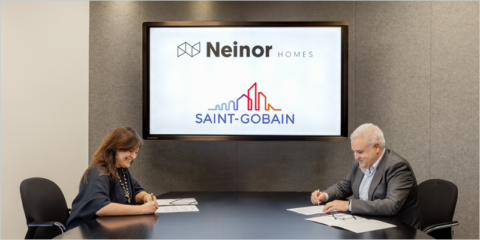 Saint-Gobain y Neinor Homes firman un acuerdo para impulsar la construcción sostenible