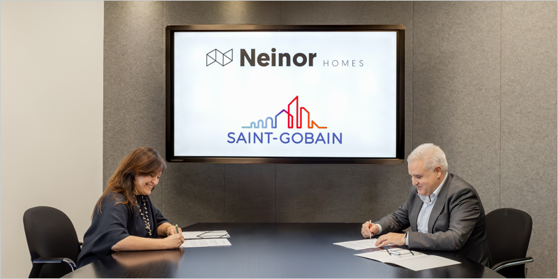 Acuerdo entre Saint-Gobain y Neinor Homes para impulsar la construcción sostenible