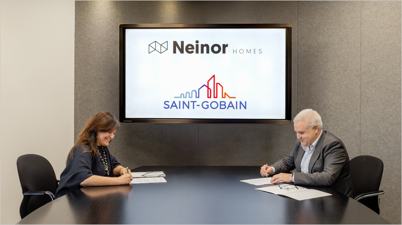 Acuerdo entre Saint-Gobain y Neinor Homes para impulsar la construcción sostenible