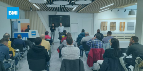 BMI ofrece un curso sobre el sistema de impermeabilización de cubiertas EverGuard TPO en Valencia