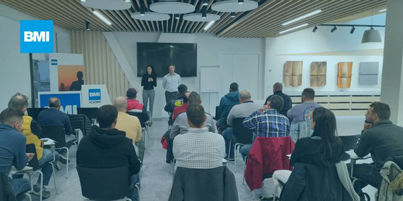 BMI ofrece un curso en Valencia sobre el sistema de impermeabilización de cubiertas EverGuard TPO