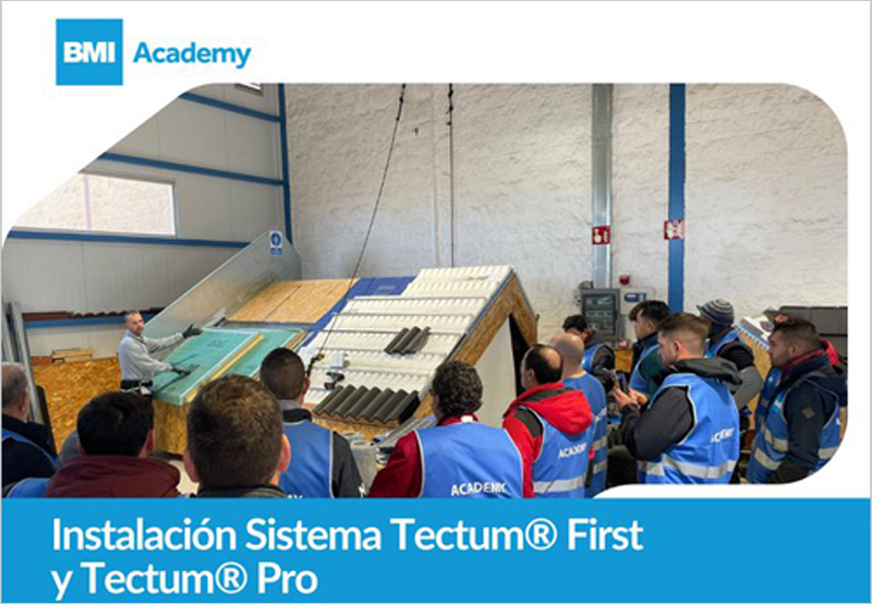 Formación en Valencia sobre la instalación del sistema Tectum First y Tectum Pro