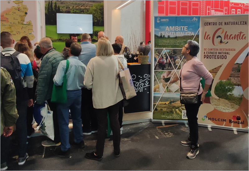 Holcim y Brinzal presentan en Fitur el Centro de Interpretación de la Naturaleza de La Chanta