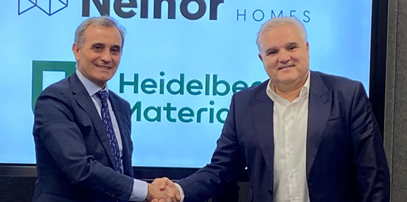 Heidelberg y Neinor Homes firman un acuerdo para implantar hormigones bajos en carbono