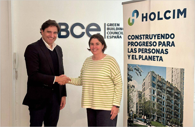 Holcim España se asocia a Green Building Council España como aliado estratégico para la promoción de la edificación sostenible