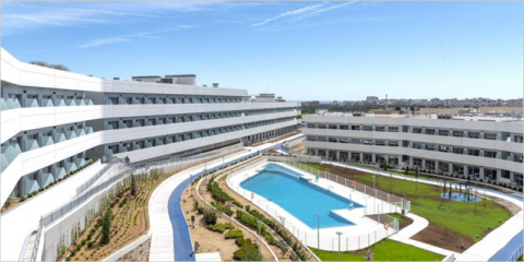 Kömmerling mejora la eficiencia energética de una residencia universitaria en Pozuelo de Alarcón