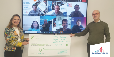 La compañía Saint-Gobain colabora con la AECC en un reto solidario de 30 millones de pasos