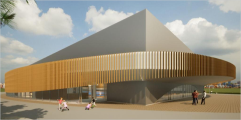 El pabellón deportivo Tómbola Arena de Alicante será sostenible y se integrará en el entorno