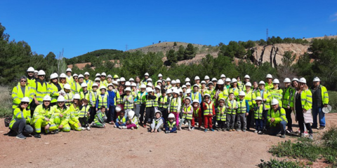 Actividades medioambientales en las canteras de Morata de Jalón y Begues de Cemex