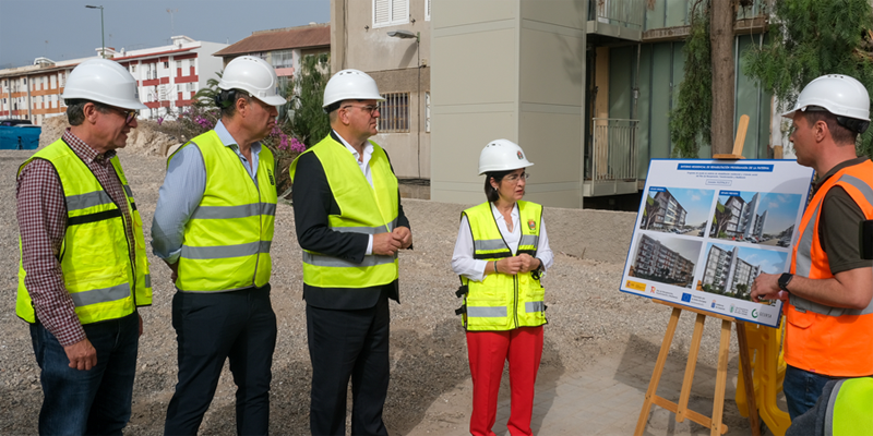 El Ayuntamiento de Las Palmas avanza en la rehabilitación y mejora de la eficiencia energética de 819 viviendas en La Paterna