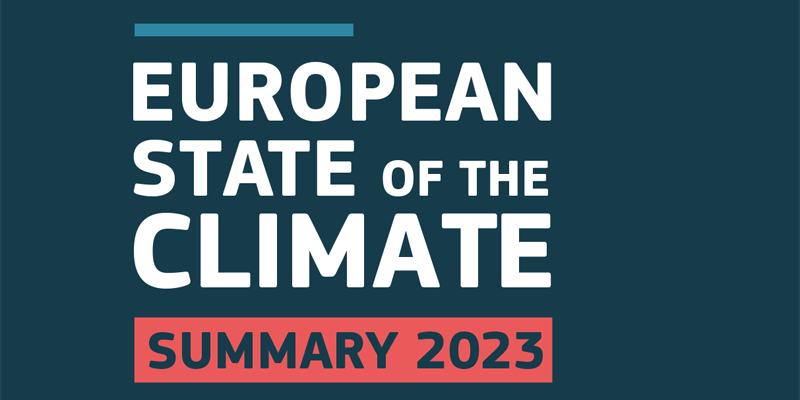 La Organización Meteorológica Mundial y Copernicus publican el informe sobre el estado del clima en Europa 2023