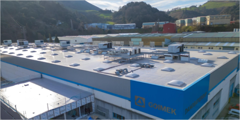 La nave de Goimek en Itziar mejora su rendimiento energético gracias a la membrana de RENOLIT