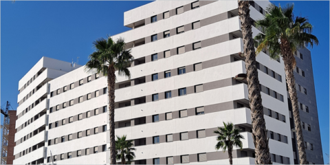 Soluciones de Saint-Gobain Isover y Weber en la construcción del Residencial Hespérides II en Sevilla