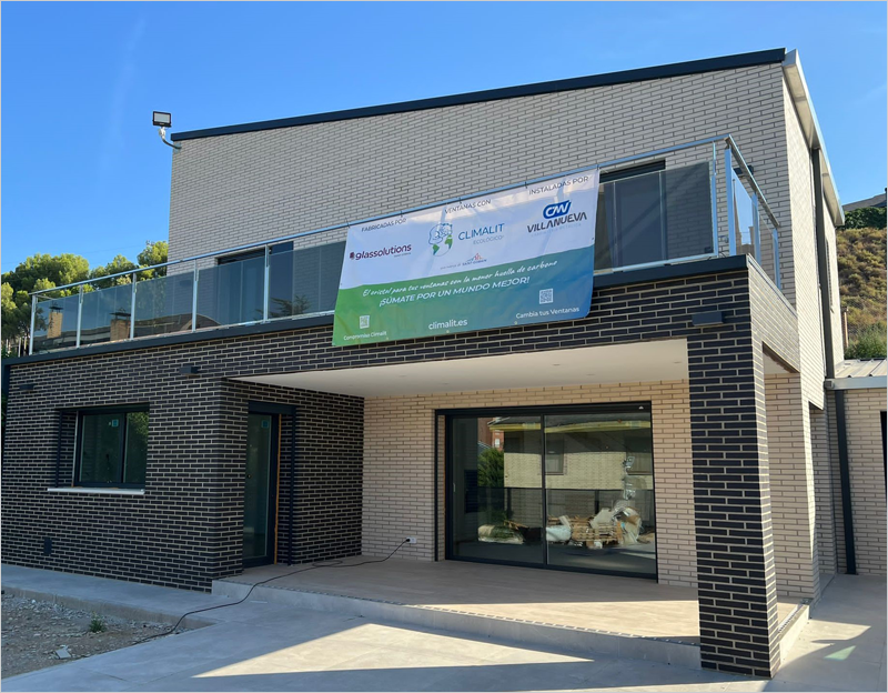 Una vivienda en Huesca incorpora cerramientos con Climalit Oraé de Saint-Gobain para mejorar la eficiencia energética