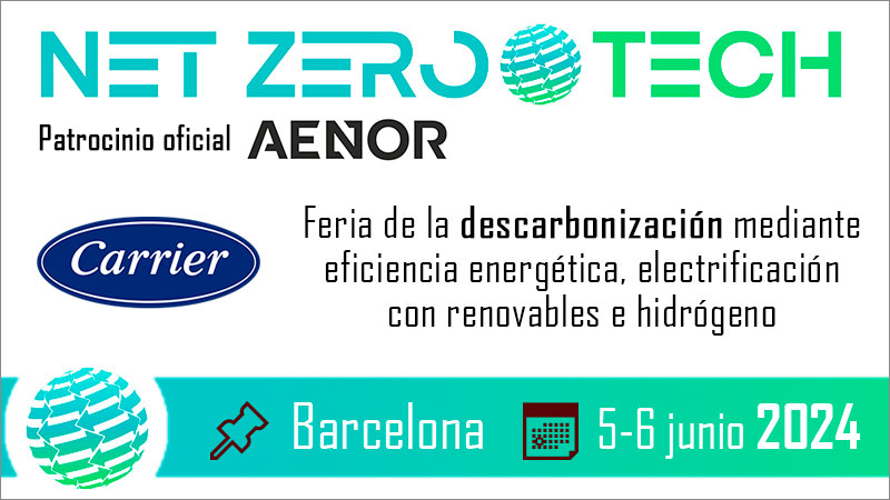 Carrier estará presente en Net Zero Tech Barcelona