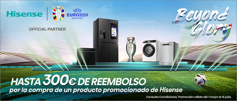 Hasta 300 euros de reembolso por la compra en una selección de productos de Hisense