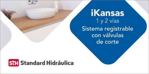 Nuevo diseño y prestaciones del sistema registrable con válvulas de corte iKansas de Standard Hidráulica