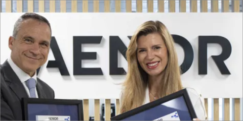 Holcim España recibe el certificado ‘Contenido en material reciclado en hormigón’ de Aenor