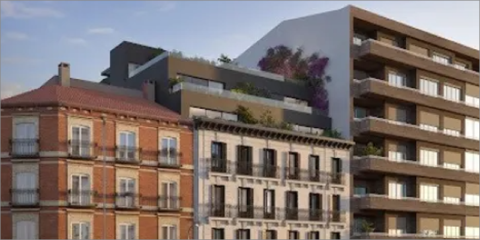 Hormigón de bajas emisiones de Holcim España en una promoción de viviendas de lujo de Madrid