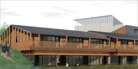 El nuevo edificio ecoeficiente del colegio Haizeder en EA tendrá estructura y fachada de madera