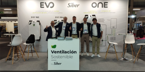 La unidad de tratamiento de aire residencial compacta ONE de Siber se mostró en Construmat 2024