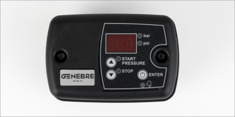 La compañía Genebre presenta un nuevo presostato electrónico con manómetro digital integrado