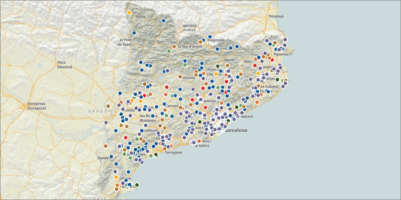 Nuevo visor de los refugios climáticos de Cataluña