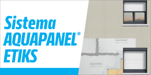 El nuevo sistema de fachada Aquapanel Etiks de Knauf reduce las pérdidas de energía