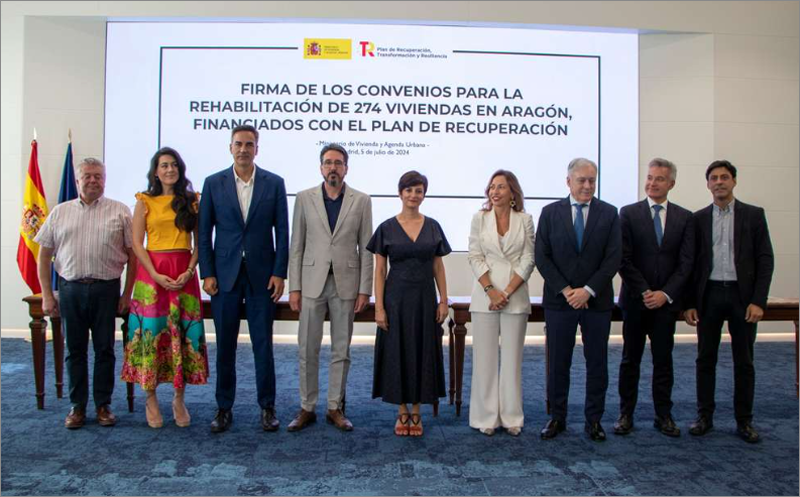 Más de 7,5 millones de euros para la rehabilitación de 274 viviendas de Zaragoza y Puebla de Híjar