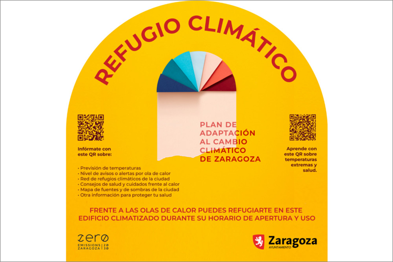 Refugios climáticos en Zaragoza